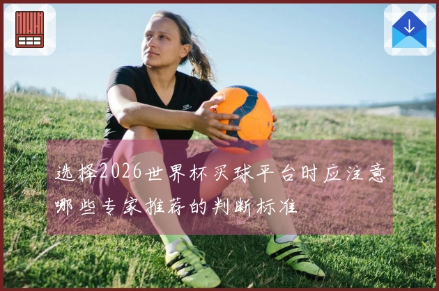 选择2026世界杯买球平台时应注意哪些专家推荐的判断标准